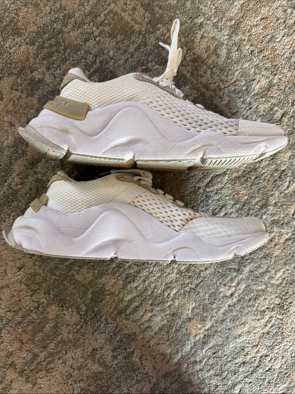 Sorel White and Light Gray Mesh Trainer Sneakers - Picture 6 of 8
